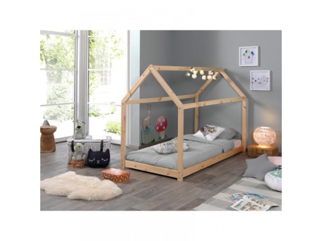 Παιδικό κρεβάτι σπιτάκι Cabane 140 Φυσικό Παιδικό κρεβάτι σπιτάκι Cabane 140 Φυσικό